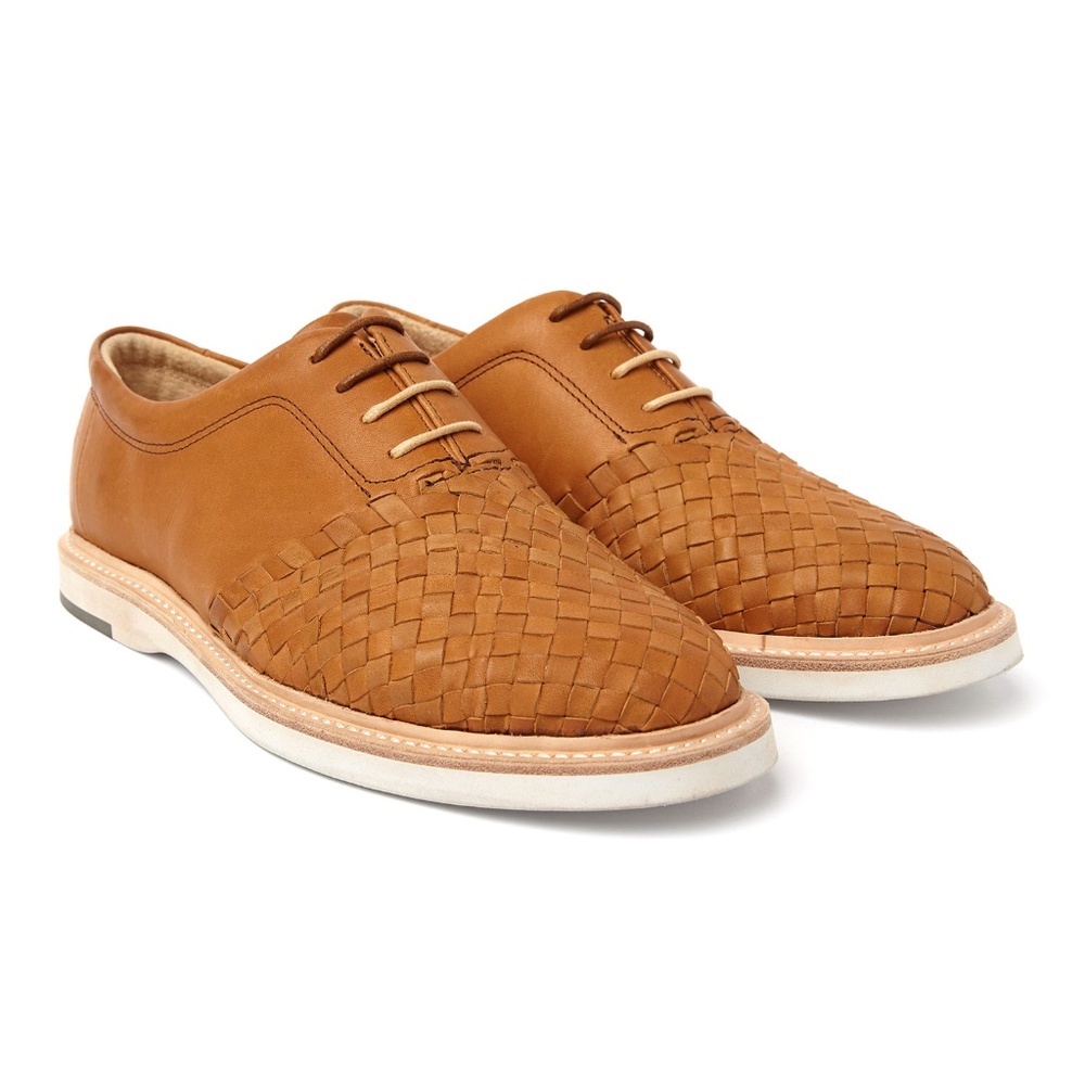 Thorocraft 'Ross' Woven Leather Shoes